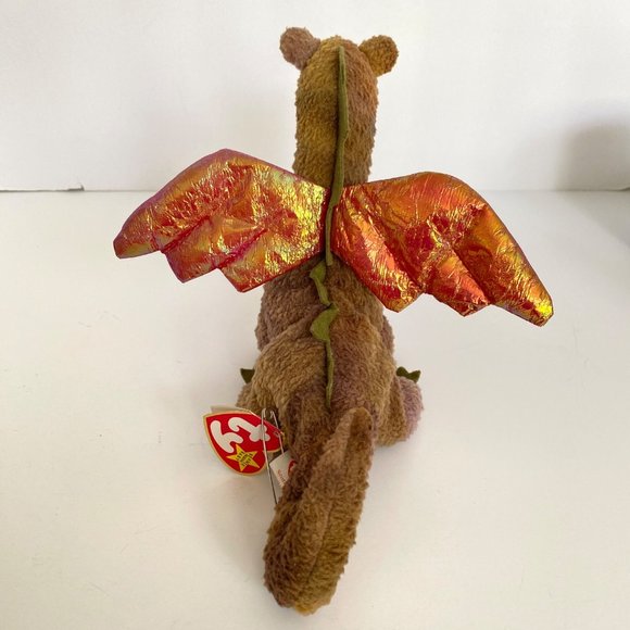 1998 TY Scorch Beanie Baby Dragon Plush Vintage - Picture 4 of 11